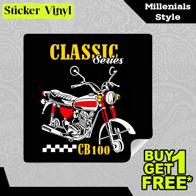 

Stiker Sticker Classic Series Cb 100 Gambar Unik Desain Keren dan Kekinian Aesthetic Bahan Vinyl Satuan Anti Air