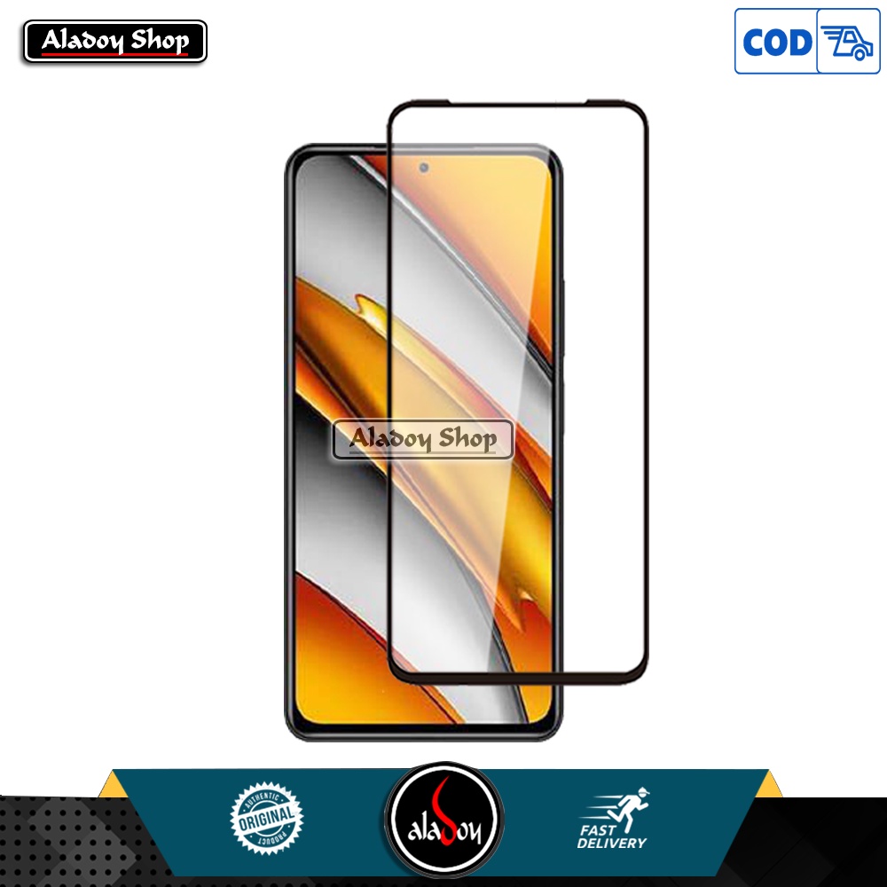 Case Xiaomi Poco F3 2021 Premium Casing + Tempered Glass Layar Full