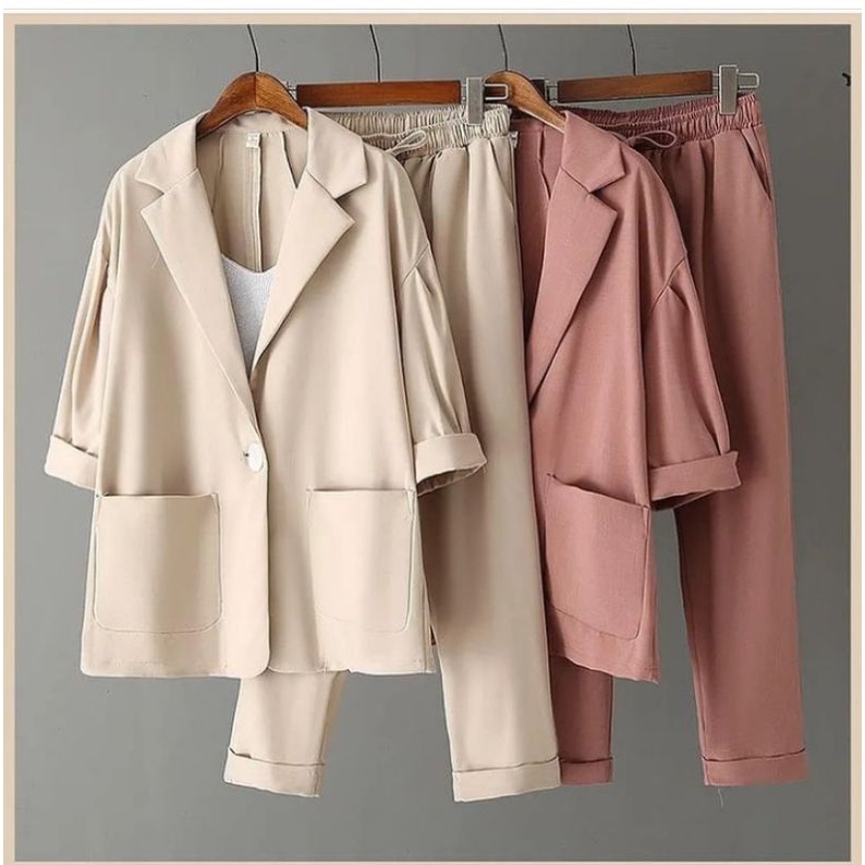 CAVAREZ SET 2in1 ONE SET BLAZER WANITA-3