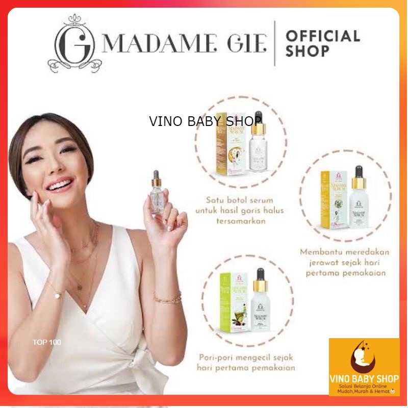 Madame Gie Face Serum / Gold/ Green Tea/Knotweed