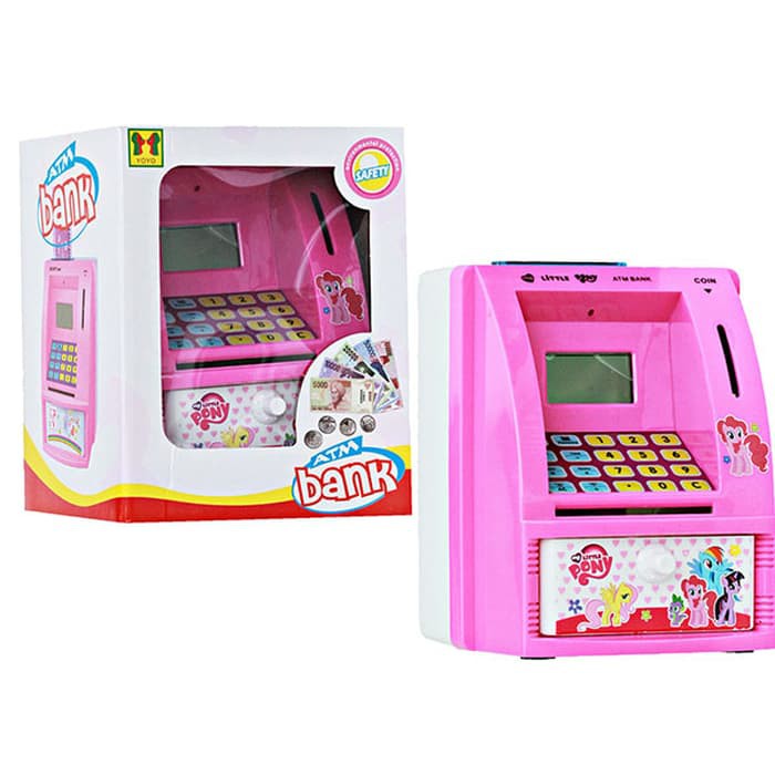 Celengan atm mini little pony mainan edukasi anak perempuan Mainan edukasi anak mainan anak murah