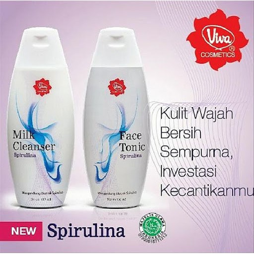 (BPOM+HALAL) VIVA FACE TONIC|VIVA MILK CLEANSER|PEMBERSIH MAKE UP