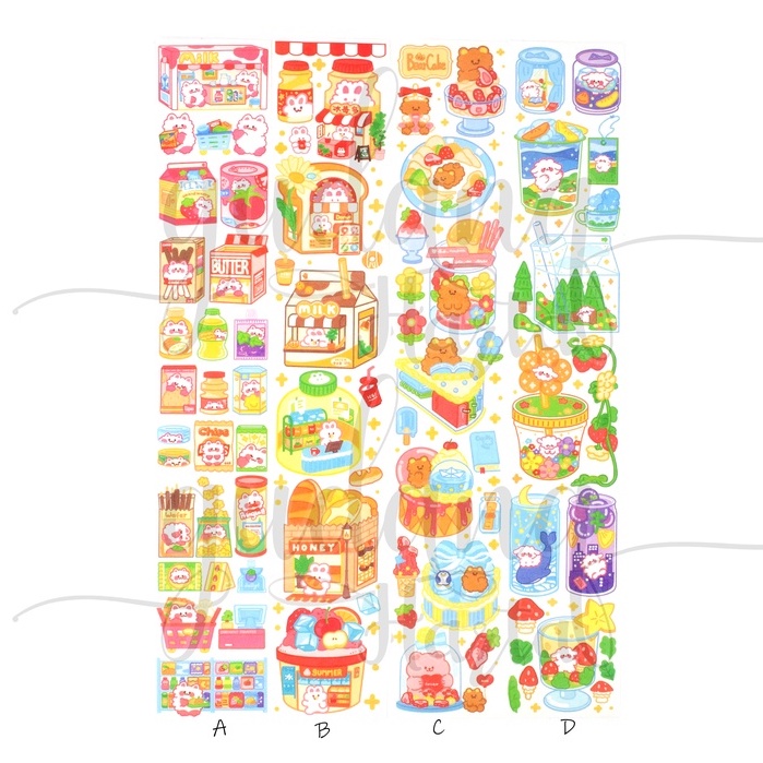 

GCC Stiker Washi Tape Snack Rabbit Sticker Makanan Kucing DIY GCC 303901