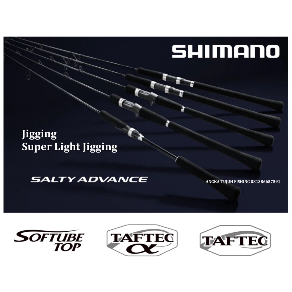 Shimano Salty Advance Jigging & Super Light Jigging Model 2021 Rod Joran Pancing