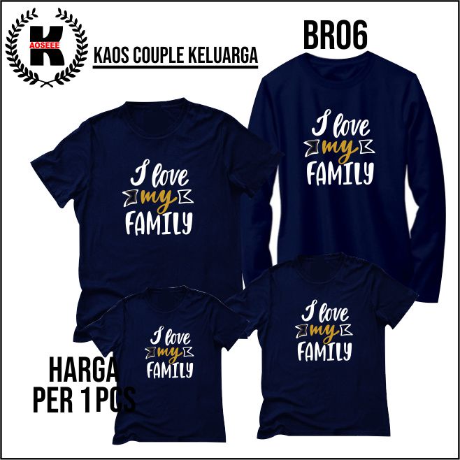 Kaos Couple Family//Kaos Seragam Keluarga