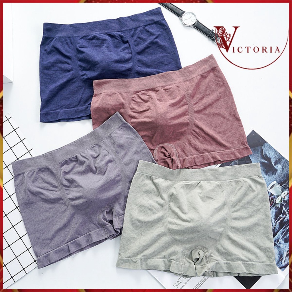 Victoria Celana Dalam Boxer Pria Underware Sempak Pria Polos Import 2069