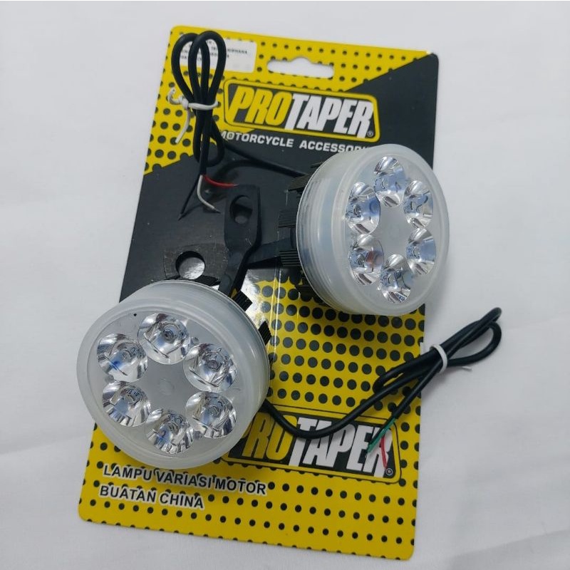 Led 6 Mata Oval 1 Set 2 Pcs 18w Lampu Tembak Sorot Baut Bracket Spion 12 Volt 24 Volt 12v Motor