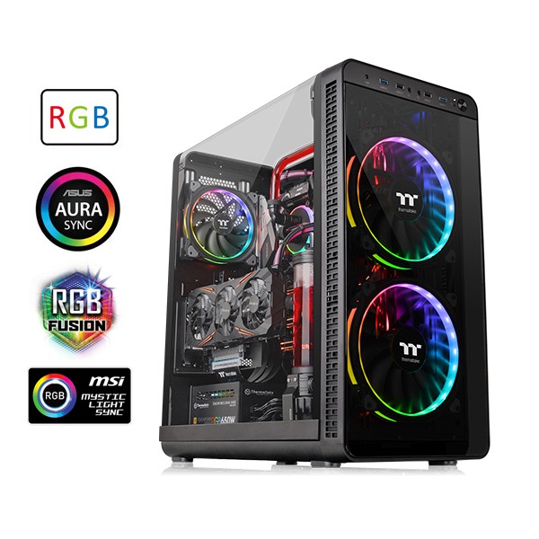 Thermaltake View 37 RGB Edition Mid-Tower Chassis | Shopee