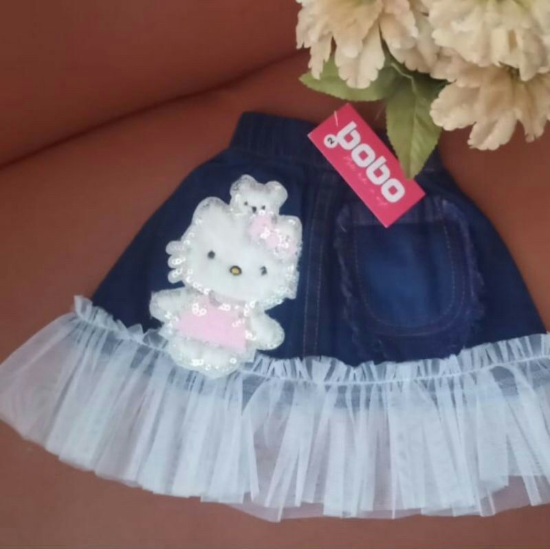 ROK TUTU ANAK BULU MOTIF KARAKTER BISA(COD)