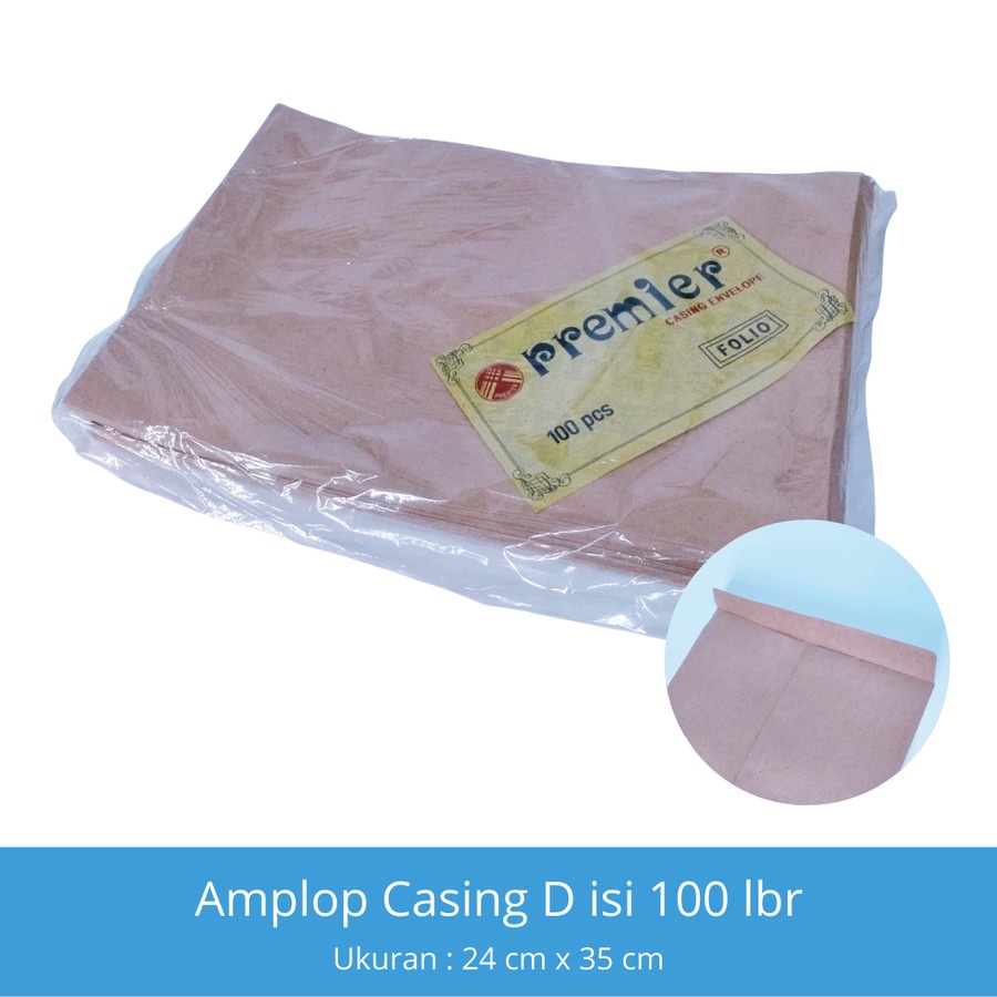 

Amplop Coklat Folio Casing D