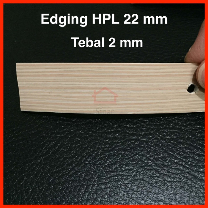 Edging HPL 188.01 / Cokelat Coklat Serat Urat Kayu Woodgrain taco PVC