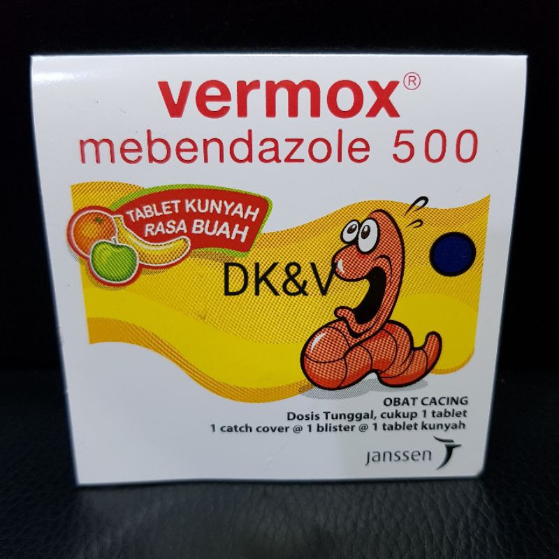 Vermox Obat Cacing Per Tablet