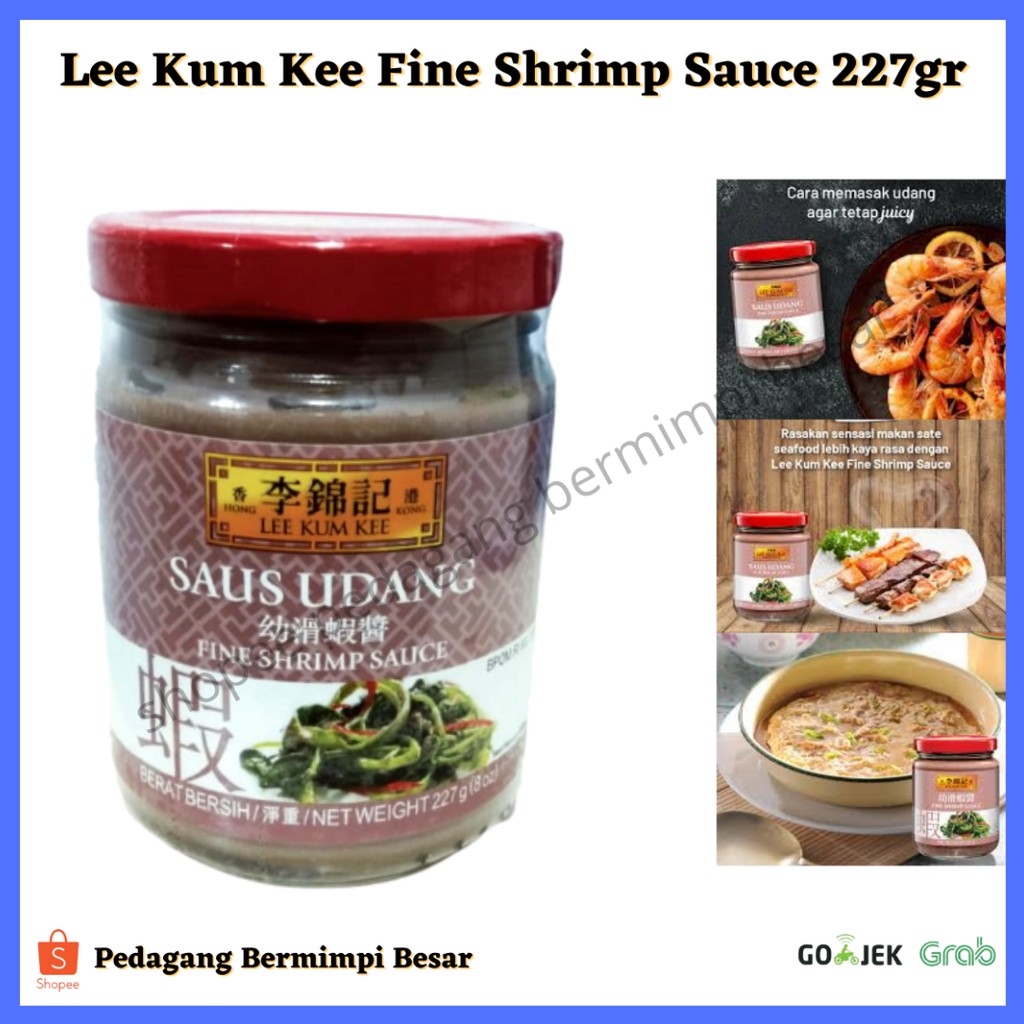 

Lee Kum Kee Fine Shrimp Sauce 227gr/ Saus Udang/ Shrimp Sauce/ Saos Udang