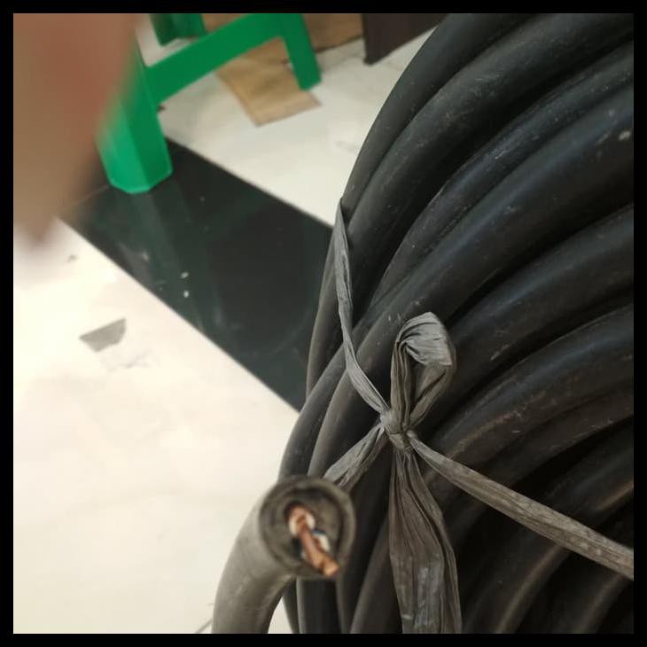 Kabel Listrik Kawat Hitam NYY 2 x 4 2x4 Eterna 100meter Kabel NYY 2 x 4mm 2x4mm Eterna 100meter