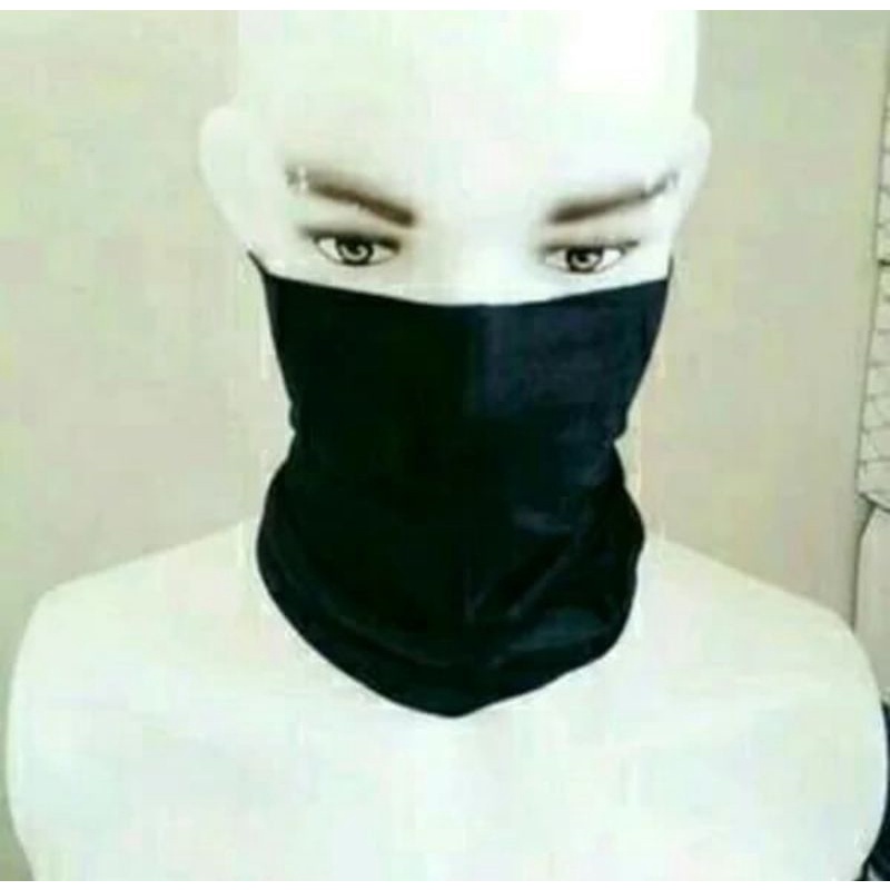 masker buff masker baf hitam polos masker baff masker muka leher