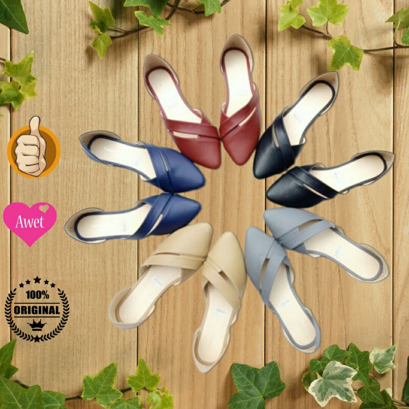 Maxius RZ01 Sepatu Flas Shoes Wanita Remaja Dewasa Model Terbaru Premium Original Murah Trendy