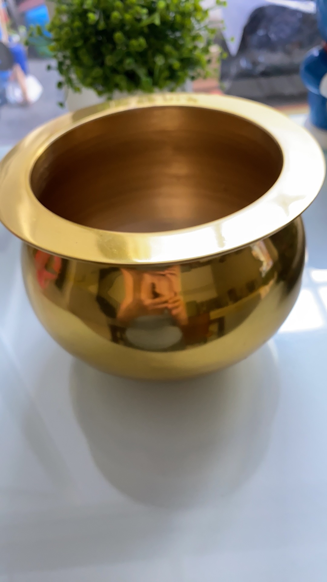 Hiolo Hio Lo P8 Kuningan (tempat Hio/dupa) Polos