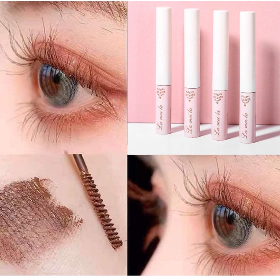 ( BISA COD ) TERMURAH Lameila Maskara 2 Warna ORIGINAL 3D Silk Fiber Mascara Volume Curling/Maskara Water waterproof/Maskara Murah