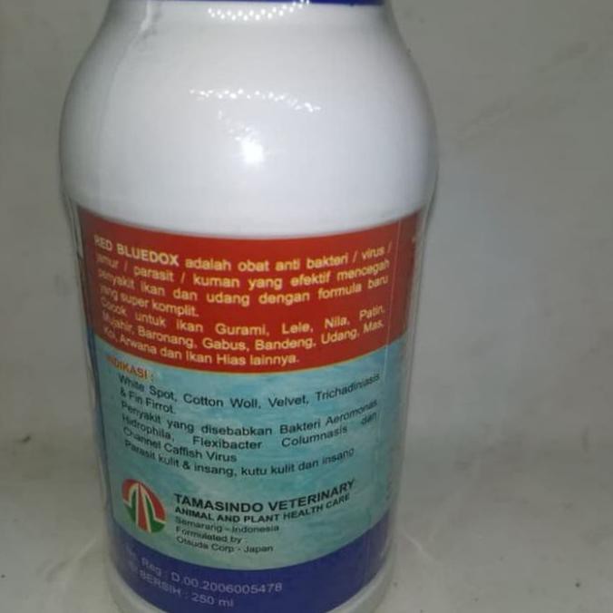 TERBARU OBAT IKAN RED BLUEDOX ANTI JAMUR PARASIT BAKTERI GURAME LELE NILA DLL
