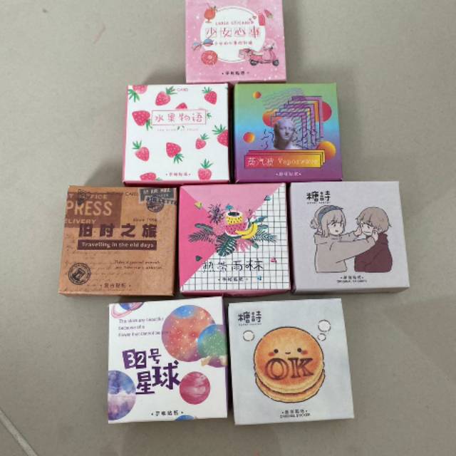

Stiker box mini 45-pcs ☺️