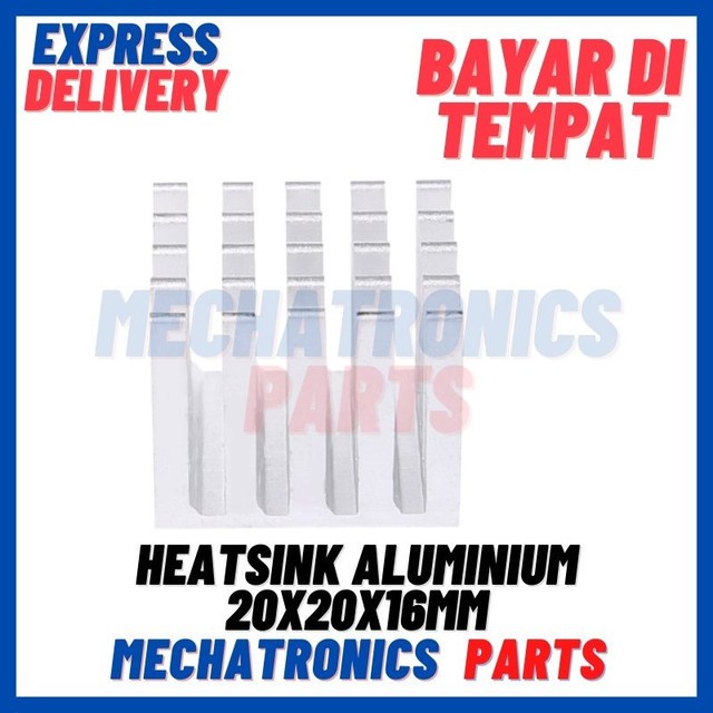 [DEV-9440] HEATSINK ALUMINIUM 20X20X16MM