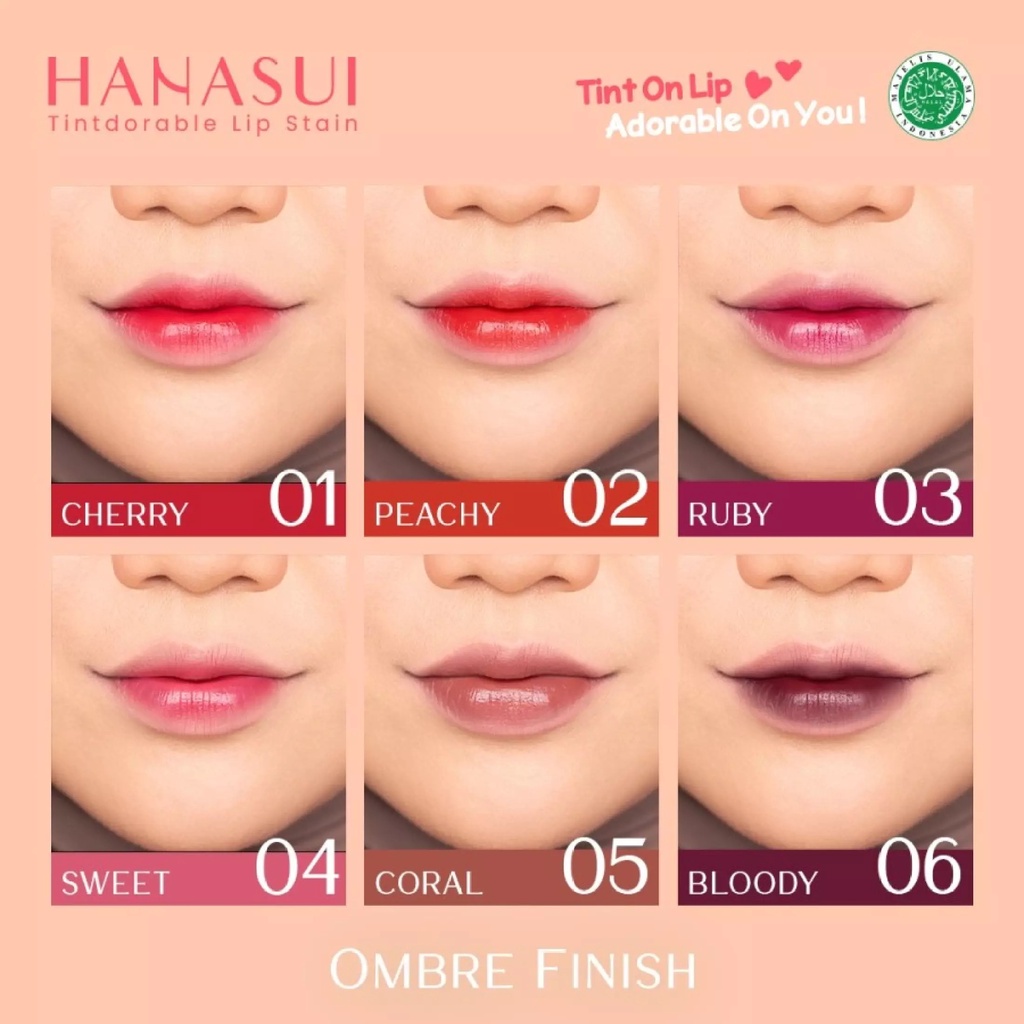 HANASUI LIP TINT BPOM