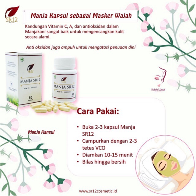 Masker Majakani Sr12 Herbal Skin Care Masker Herbal Masker Wajah Herbal Masker Wajah Alami Shopee Indonesia