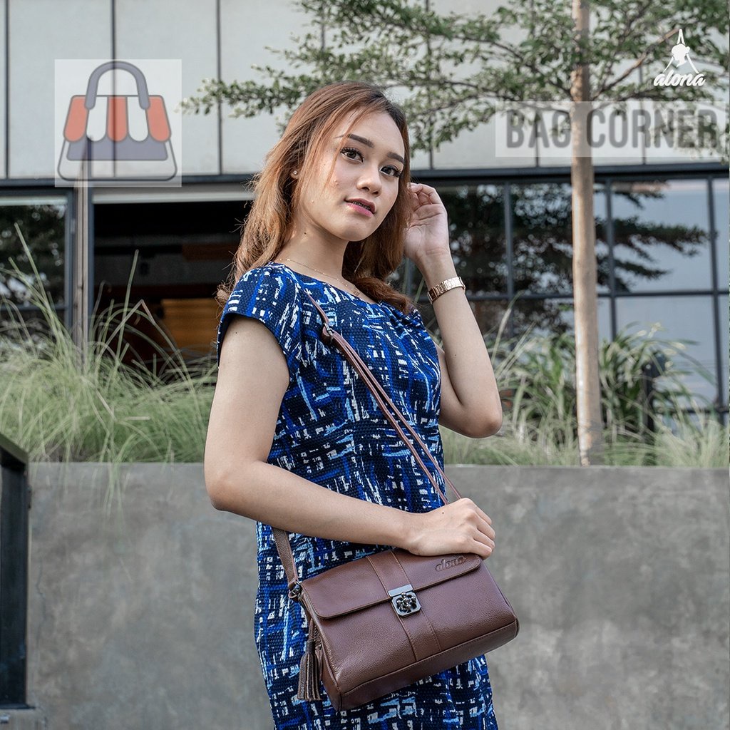 BagCorner - Alona Leather Belezza Bag Tas Selempang Wanita Kulit Asli Original Branded