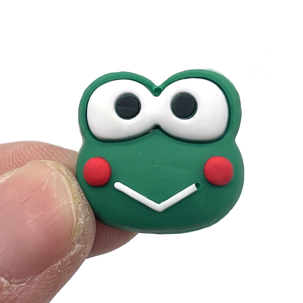 katak lucu Jibbitz shoe charms pin sendal crocs wanita Aksesoris DIY  pvc Bahan Untuk Dekorasi Sepatu Hadiah anak