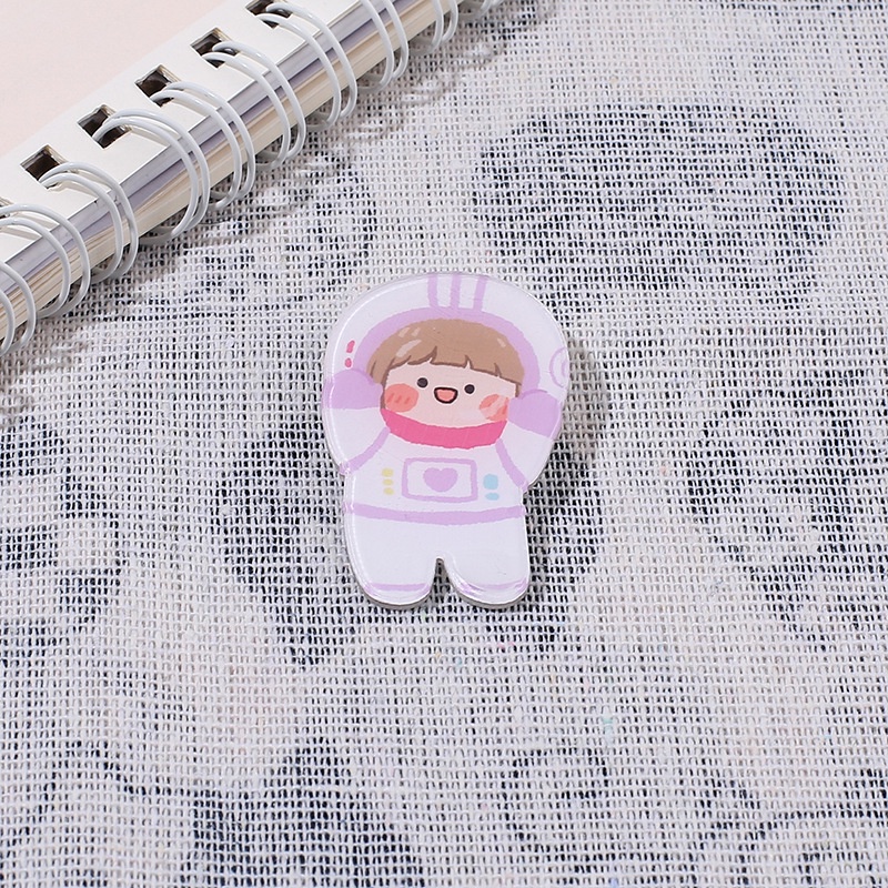 Cute cartoon brooch girl bear pin schoolbag pendant accessories