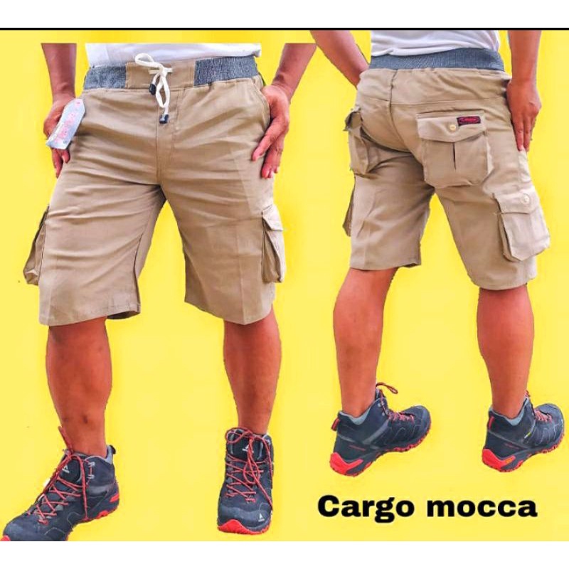 CELANA KARGO/KOMPOL PENDEK PRIA SIZE 27 34 PREMIUM-Mocca
