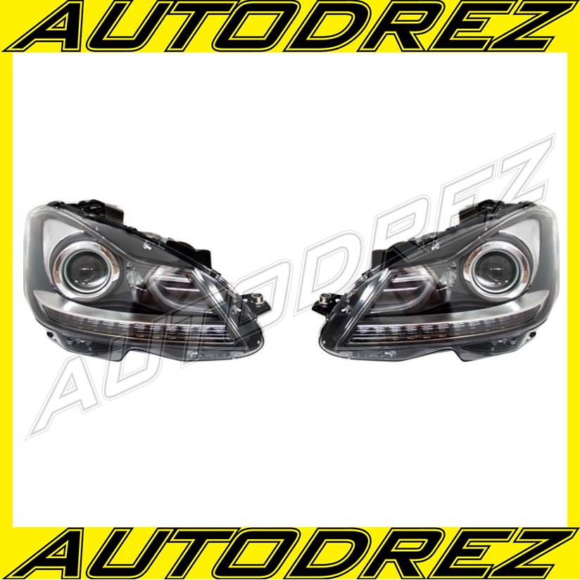 Headlamp Lampu Depan LED Mercy Mercedes C-Class W204 C63 AMG Taiwan