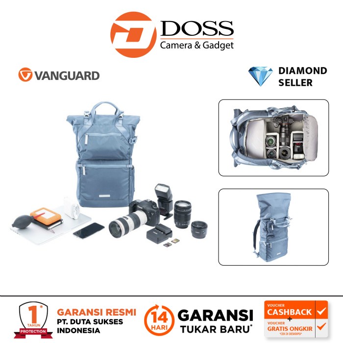 Kamera-Ransel-Tas- Tas Kamera Vanguard Veo Flex 43M Backpack / Tas Vanguard - Hitam -Tas-Ransel-