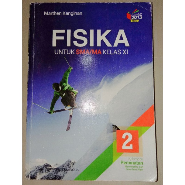 BUKU PAKET FISIKA KELAS 11 SMA ERLANGGA BEKAS