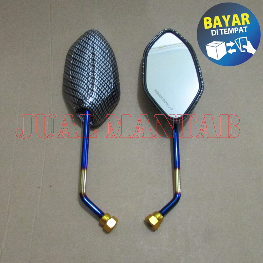 Spion Carbon Honda Tangkai Panjang BGB Murah Laris