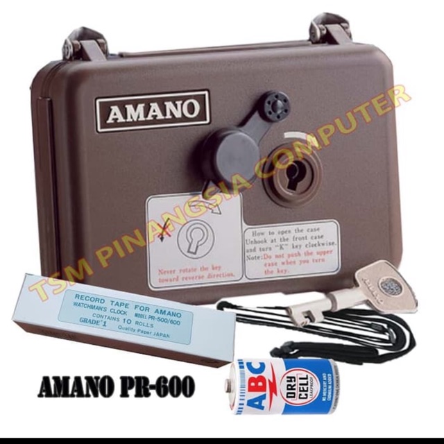 Amano PR-600 Absen security Amano Watchman’s clock security Patrol Amano PR600