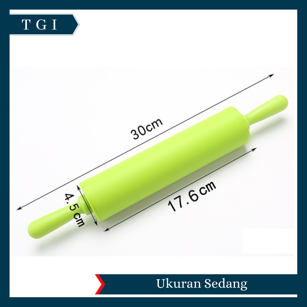 TGI - ROLLING PIN SILIKON PENGGILING ADONAN BAKING ACCESSORIES