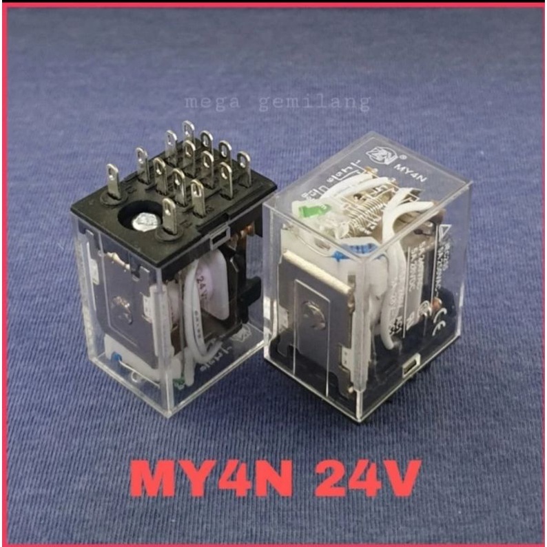 RELAY MY4N DC 24V 5A 14 PIN ZN( 10PCS )