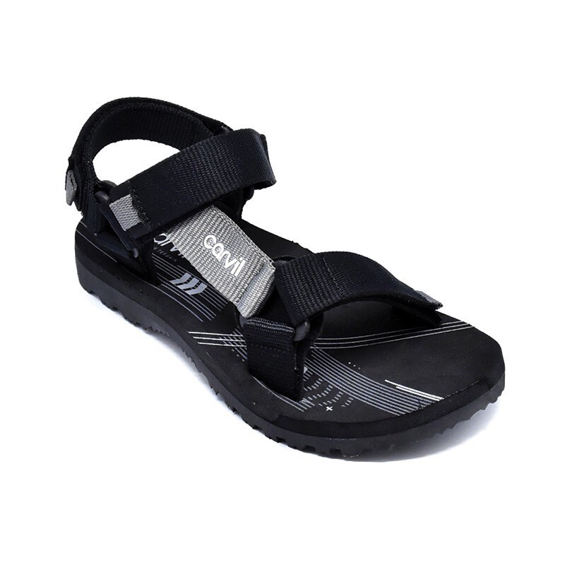 SANDAL GUNUNG ANAK COWOK CARVIL KRESNA BLACK / GREY