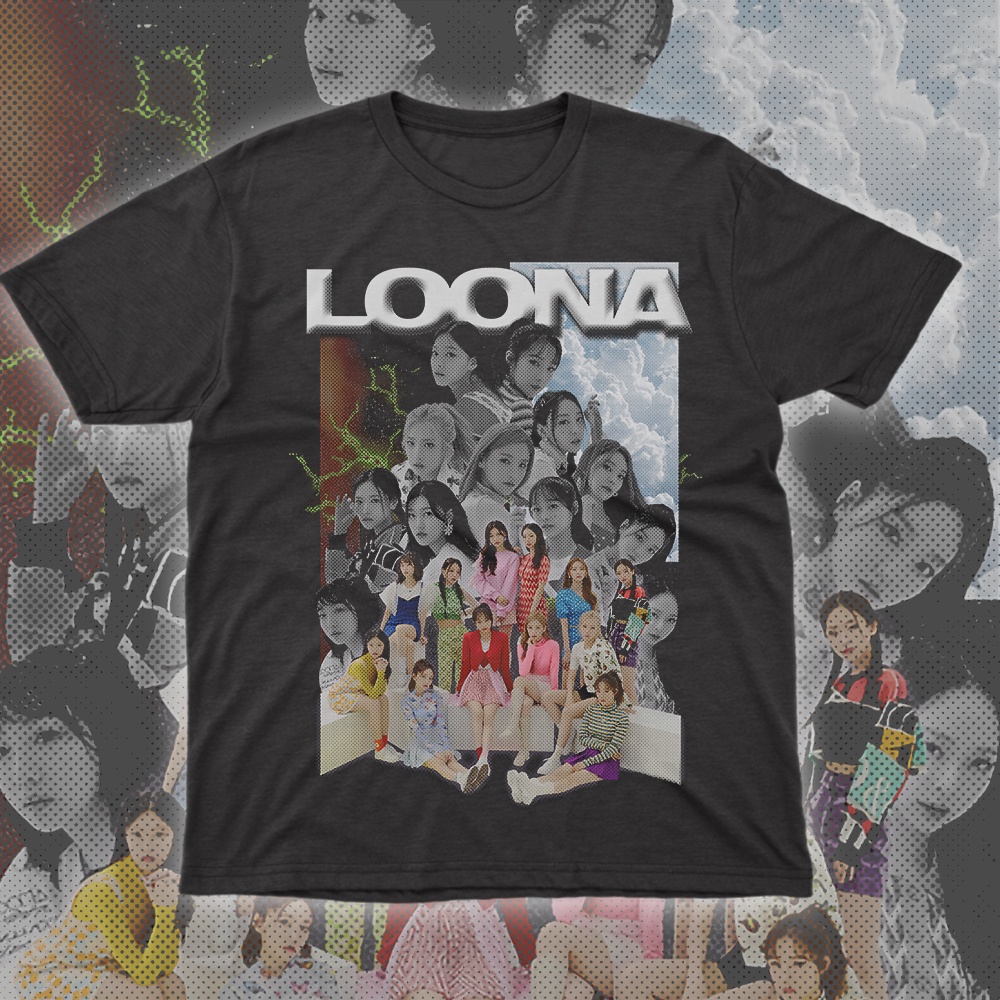 KAOS KPOP LOONAI LOONA T-SHIRT I KPOP T-SHIRT OVERSIZE - BIGSIZE - UPSIZE