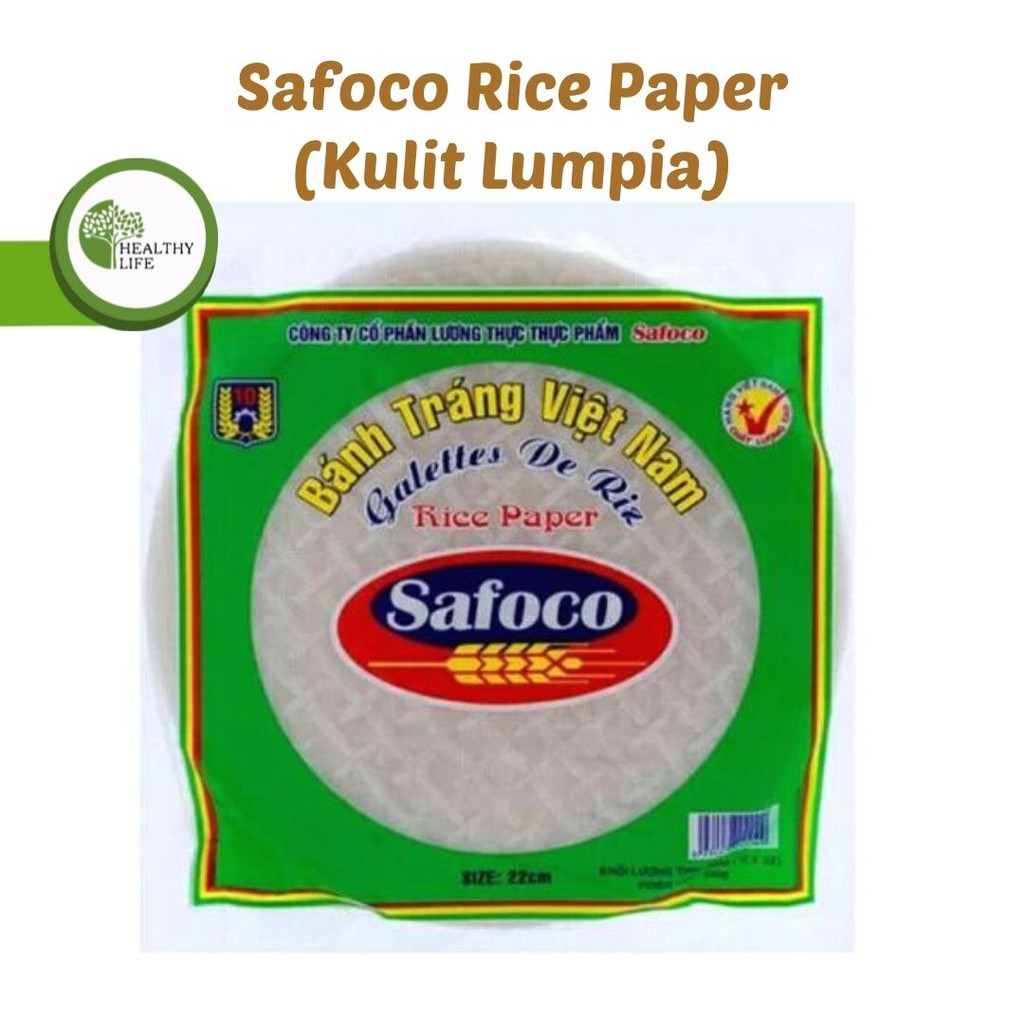 Safoco Banh Trang Viet Nam Rice Paper / Kulit Lumpia 22cm 300gr