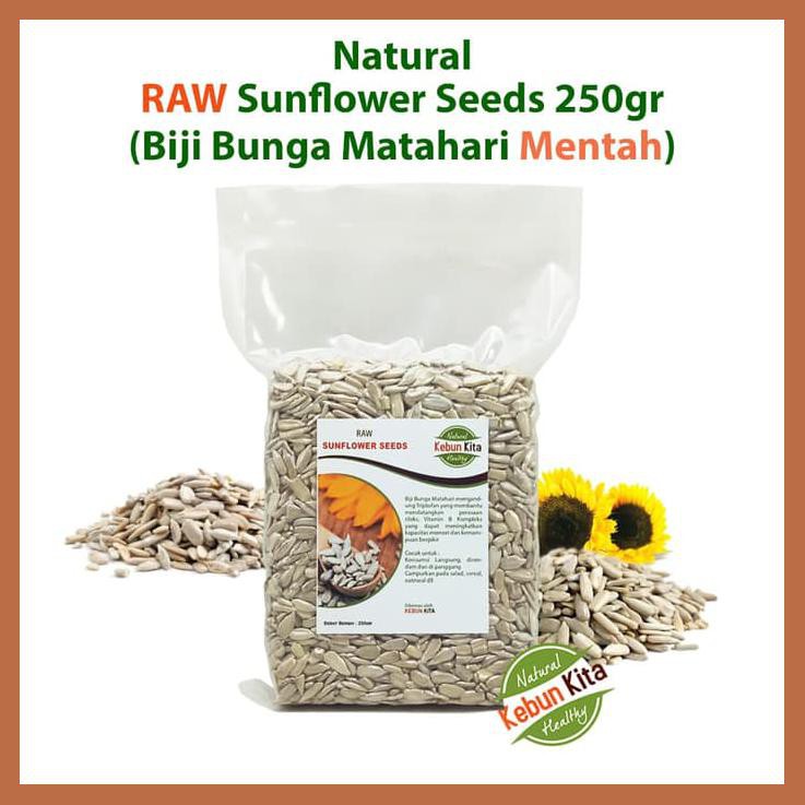 

SUNFLOWER SEEDS 250GR ( BIJI BUNGA MATAHARI )