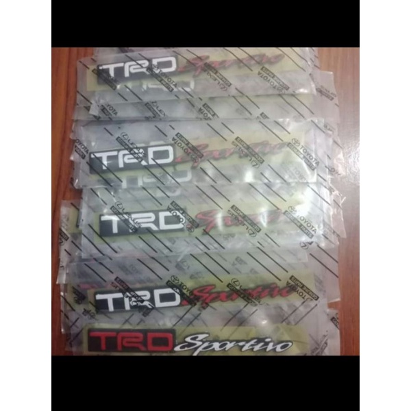 Emblem Tulisan TRD Sportivo ORI Toyota