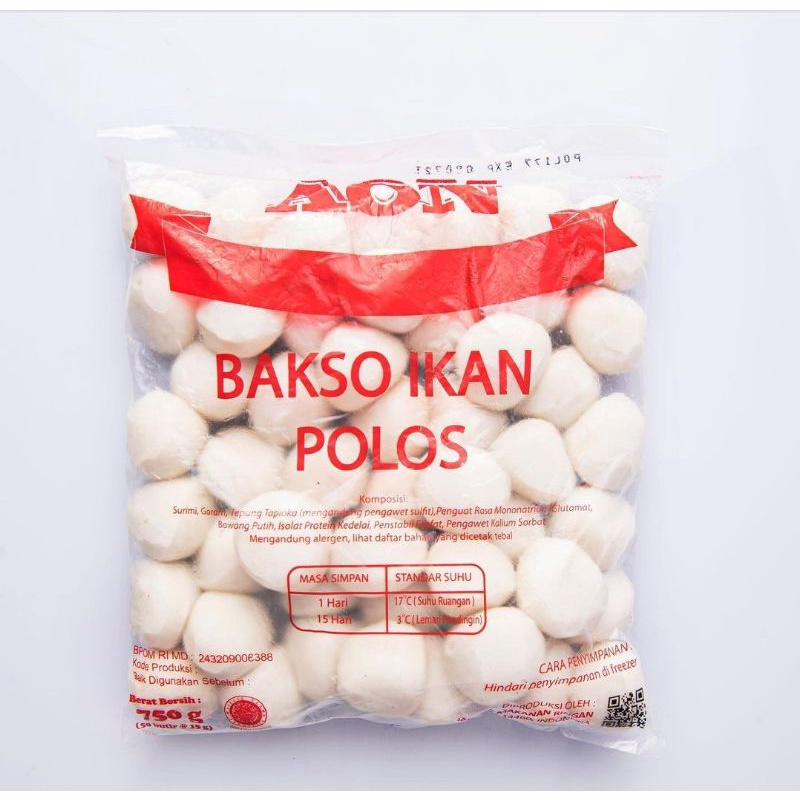 

bakso ikan polos aon