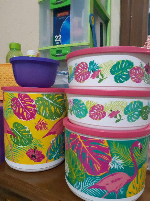 Large Handy Bowl Gambar Flamingo 950ml