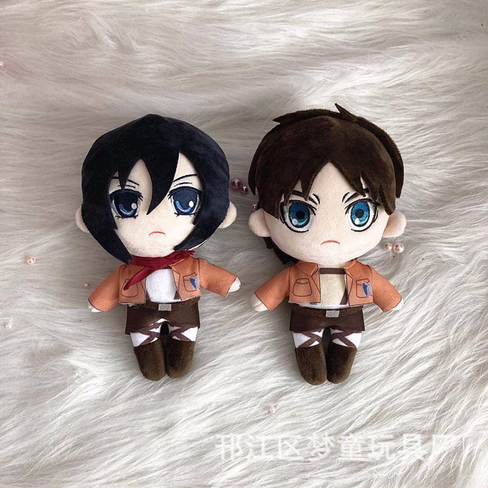 Lanfy Boneka Plush Kartun Anime Attack on Titan Ackerman Untuk Anak