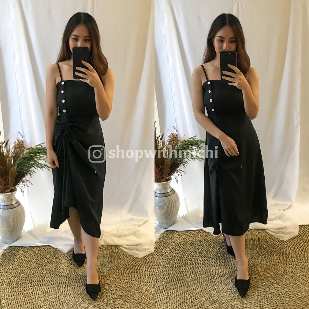 [BISA COD] HANA DRESS - Dress Party Smart Casual / Baju Bangkok Premium Import