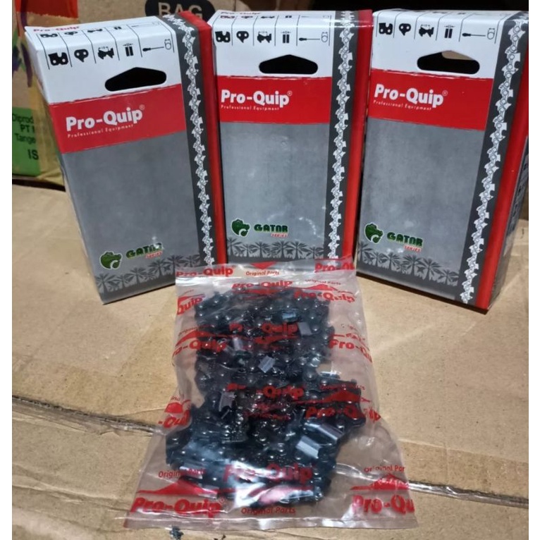 RANTAI CHAINSAW 38 MATA POTONG PRO QUIP UNTUK BAR 22"