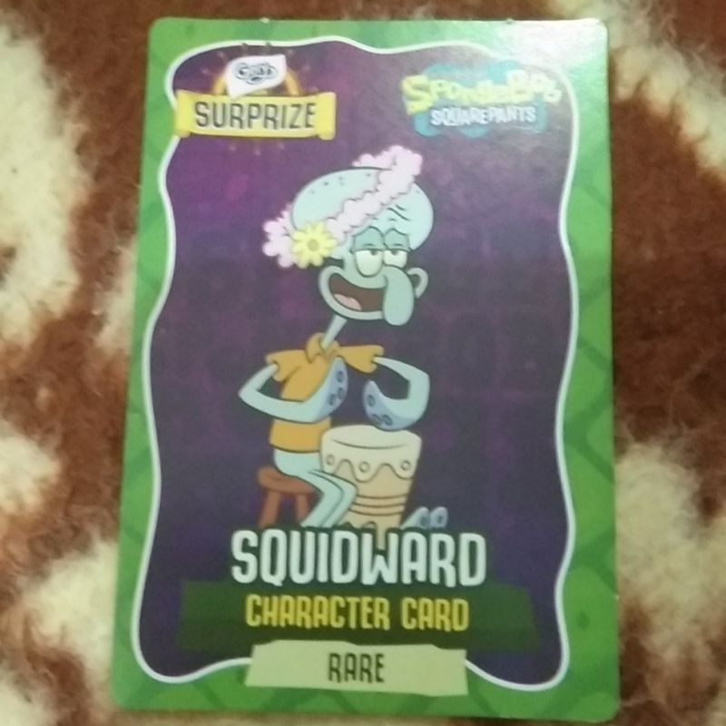Kartu Gery Surprize Spongebob (Squidward rare)