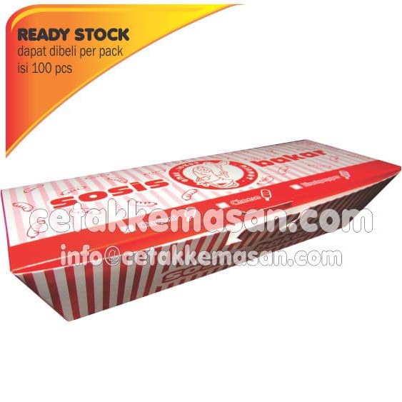 

Dus Box Sosis Bakar ada Tutup uk 16 x 4 x 4 cm Foodgrad